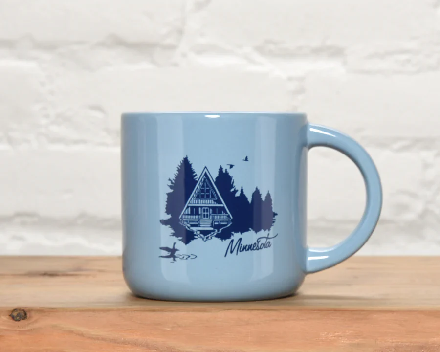 A-Frame Ceramic Mug - Carolina Blue