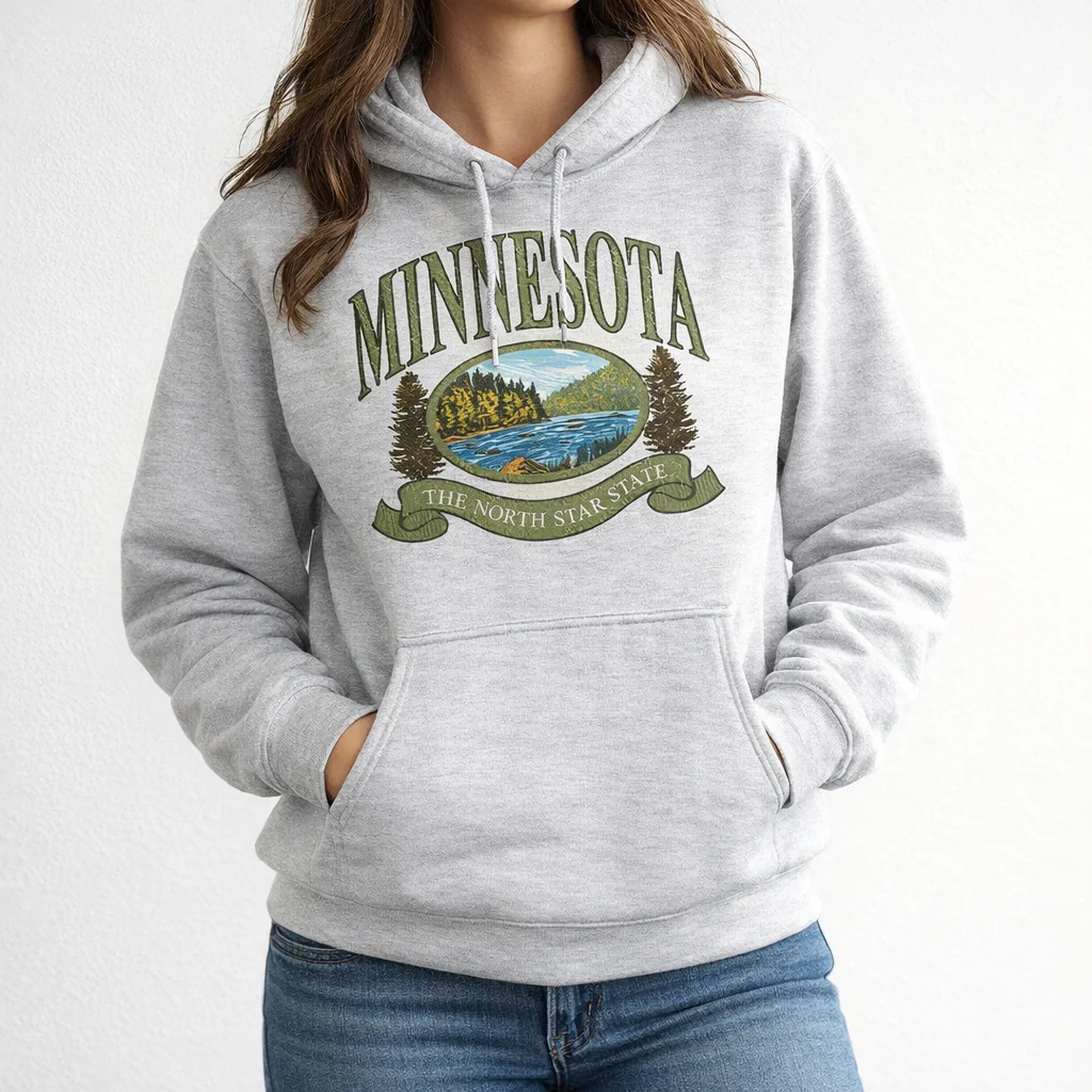 Classic Minnesota Hoodie - Image 2