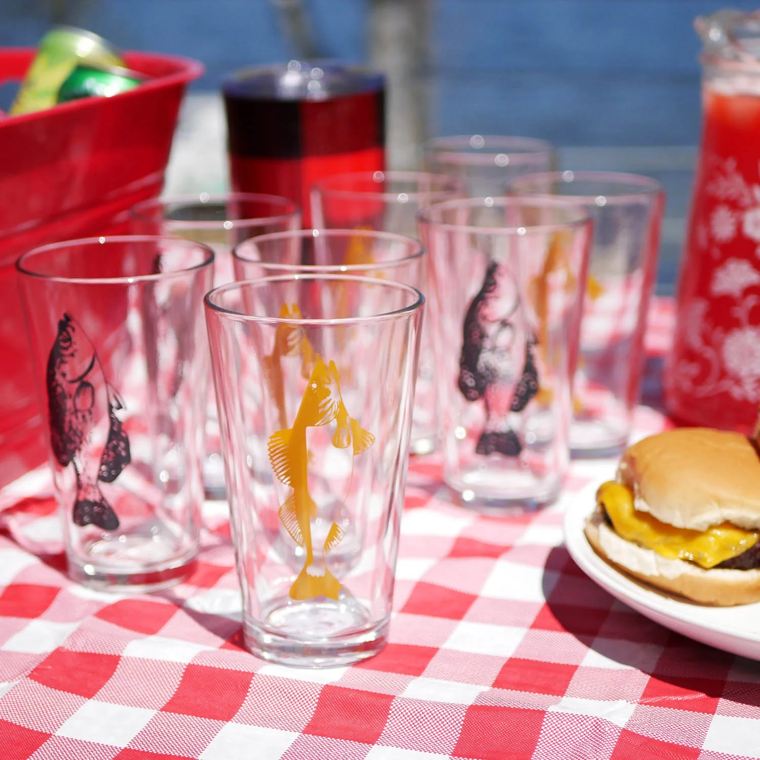 Fish Pint Glass - Image 7