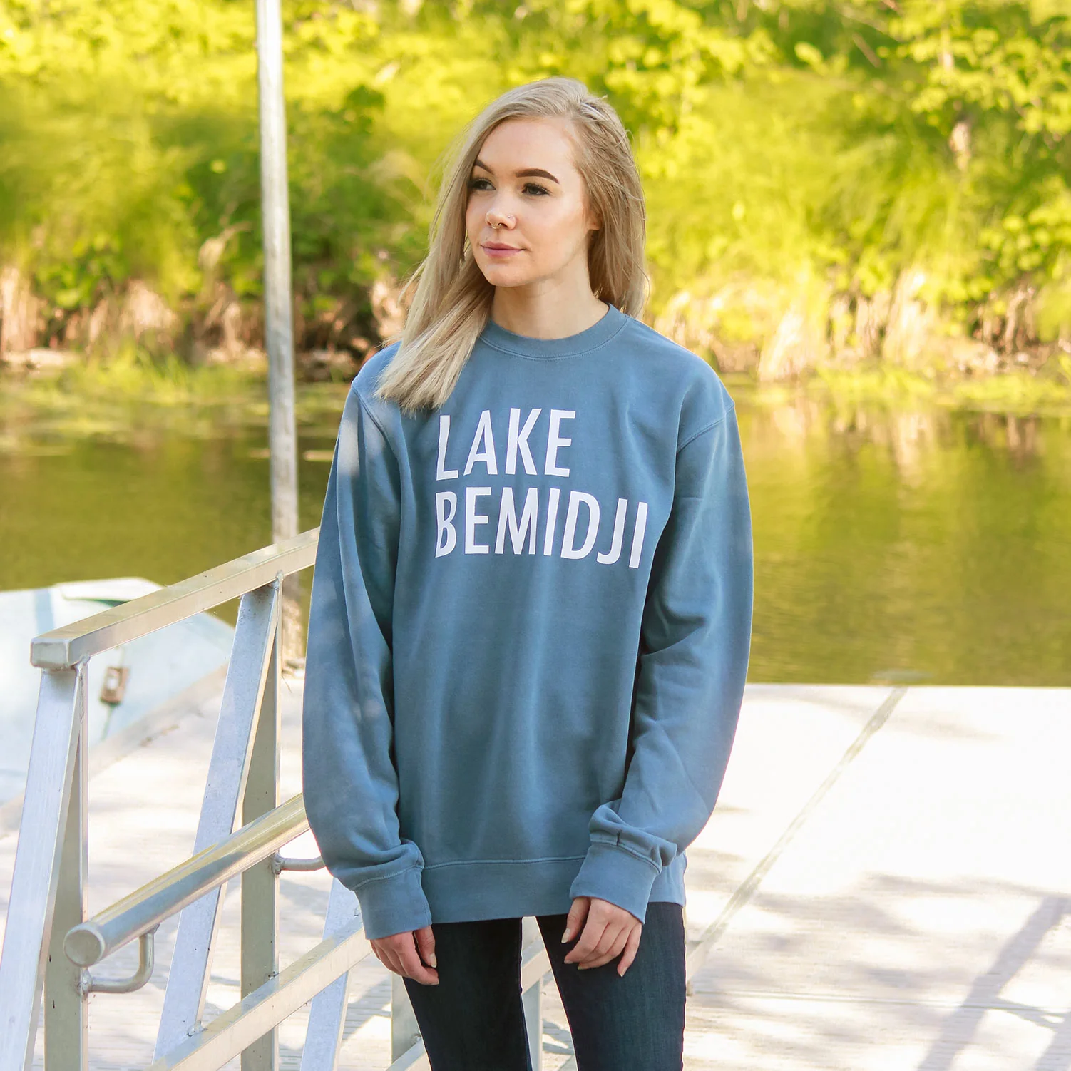 Lake Bemidji Premium Crewneck - Image 4