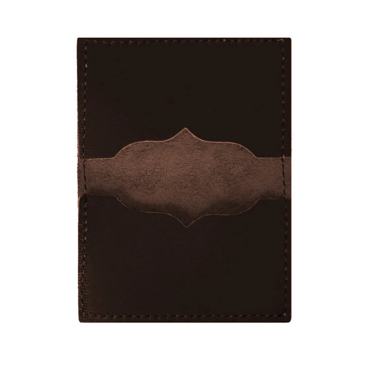 Leather Card Holder - Brown - Image 3