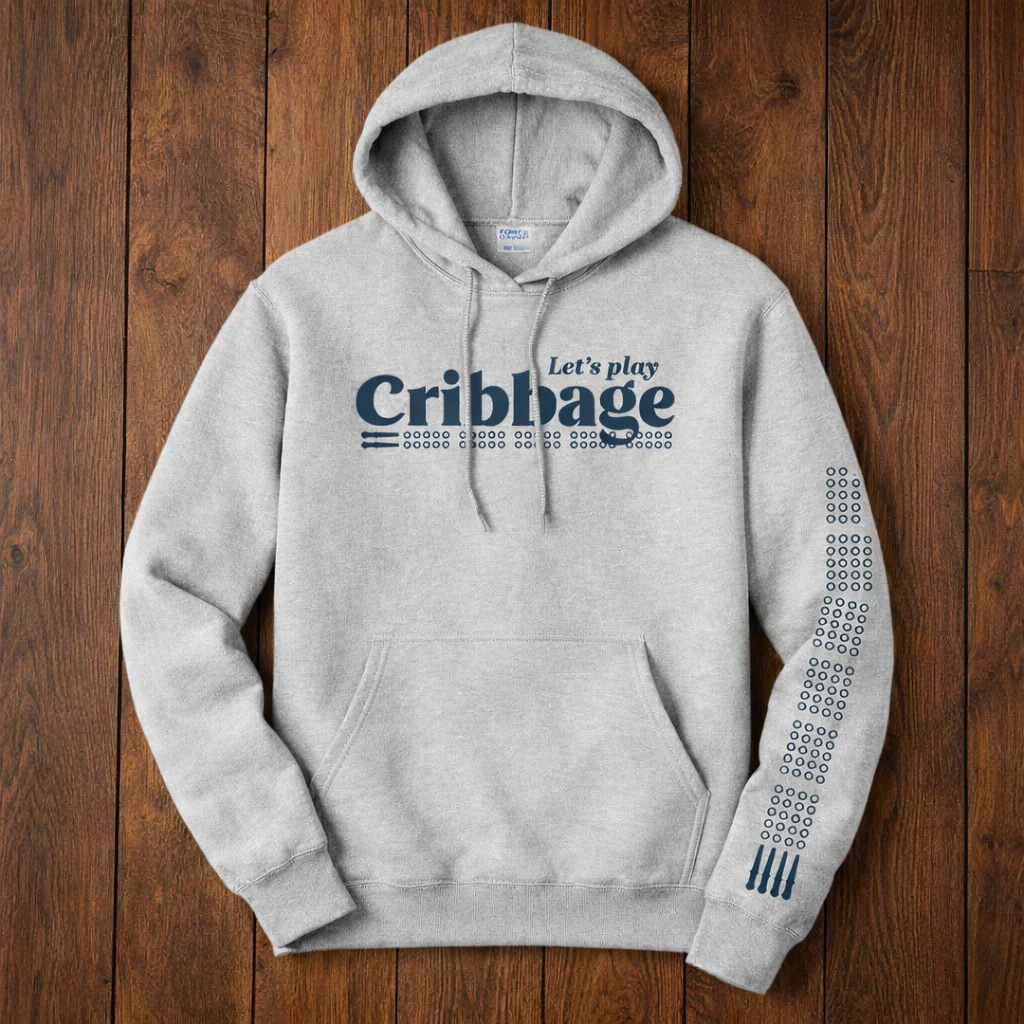 Let's Play Cribbage Hoodie - Image 2