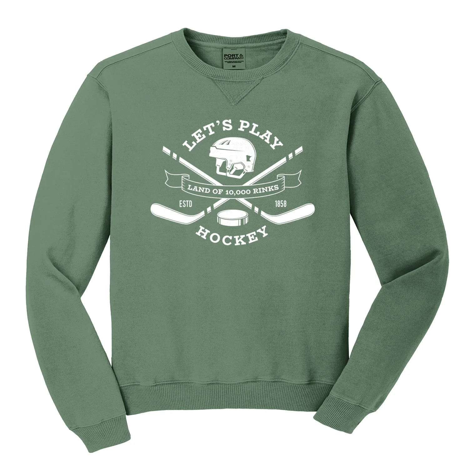 Let's Play Hockey Premium Crewneck