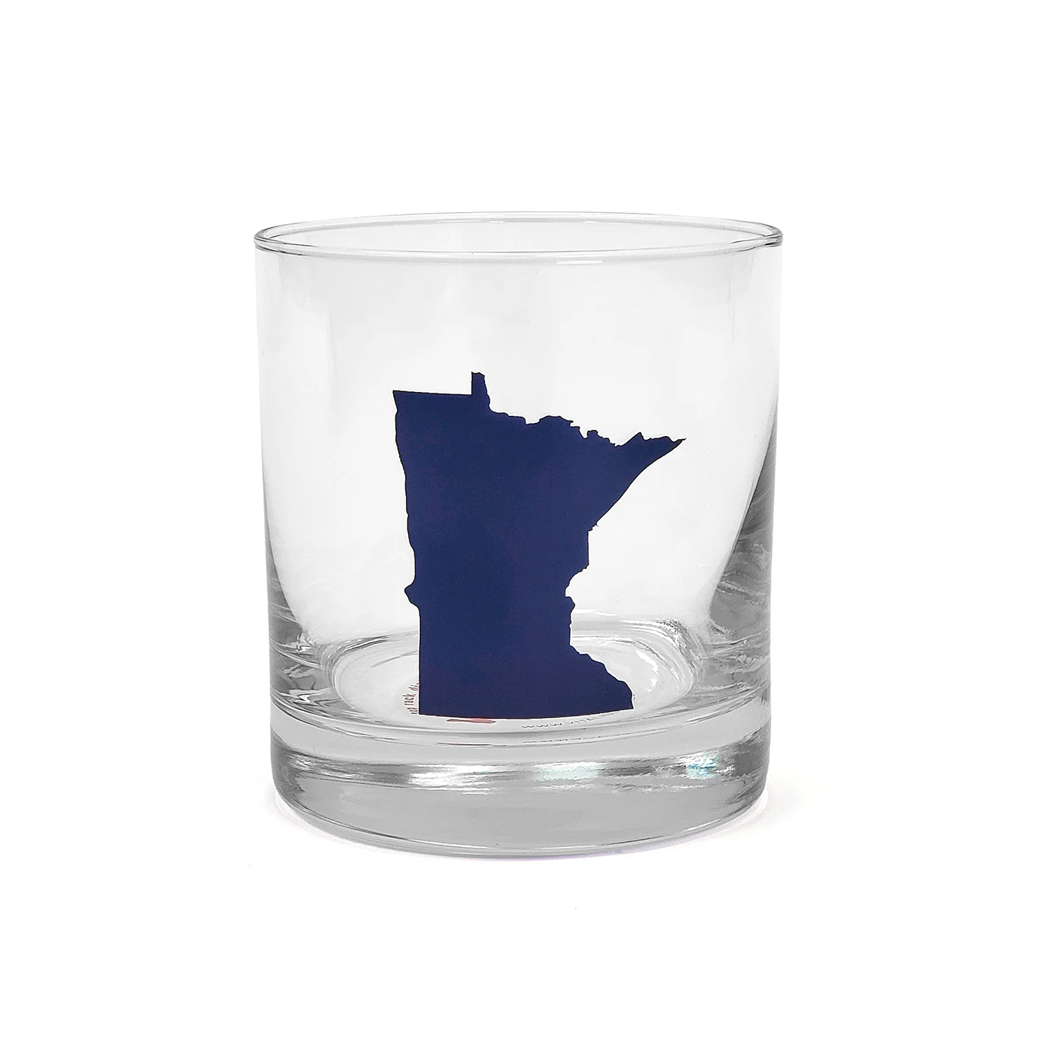 Minnesota State Rocks Glass -Blue