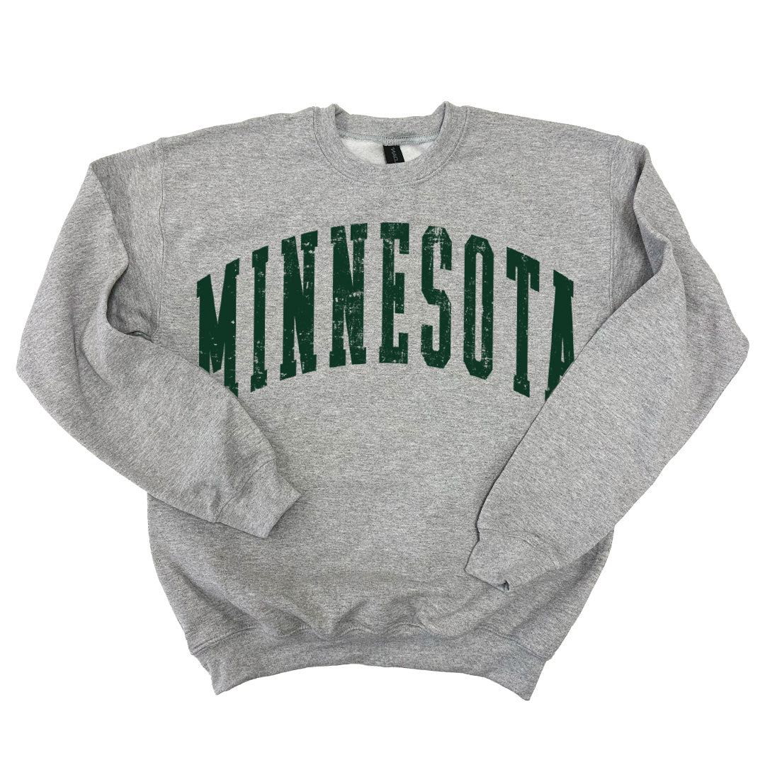 MN Arch Crewneck - Youth (Sport Gray)