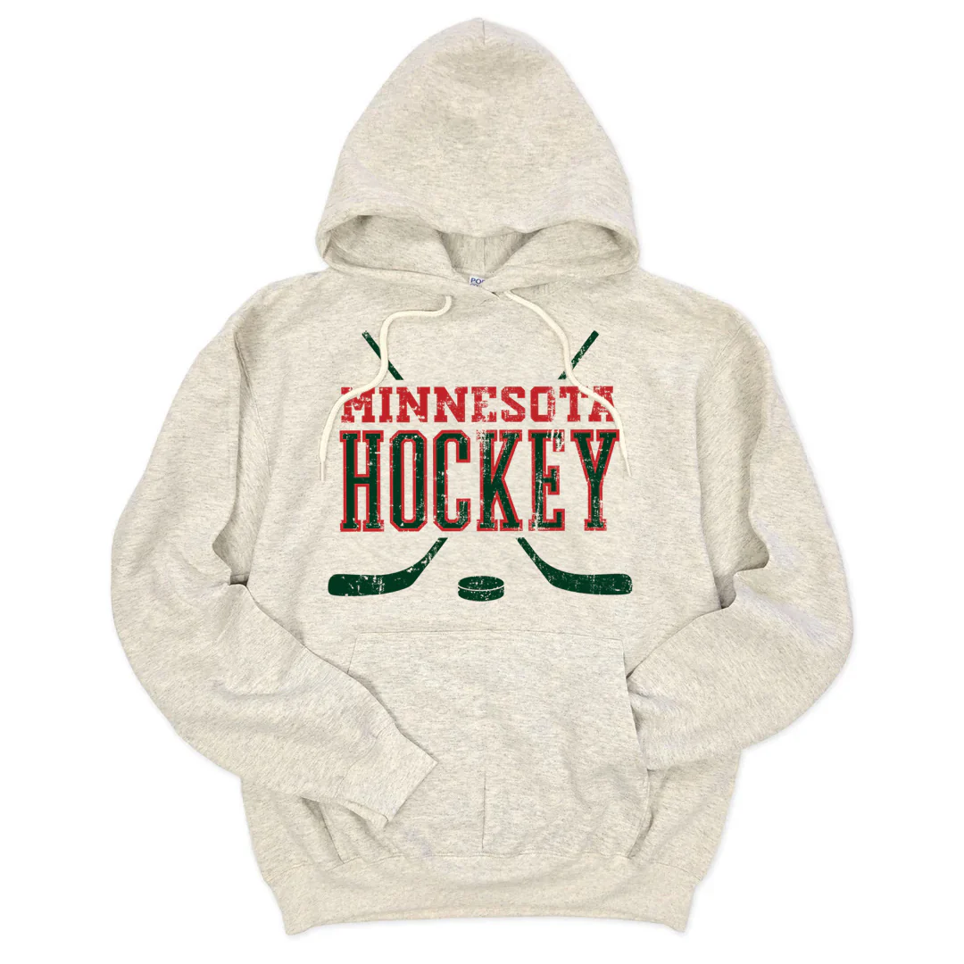 MN Hockey Hoodie (Oatmeal Heather)