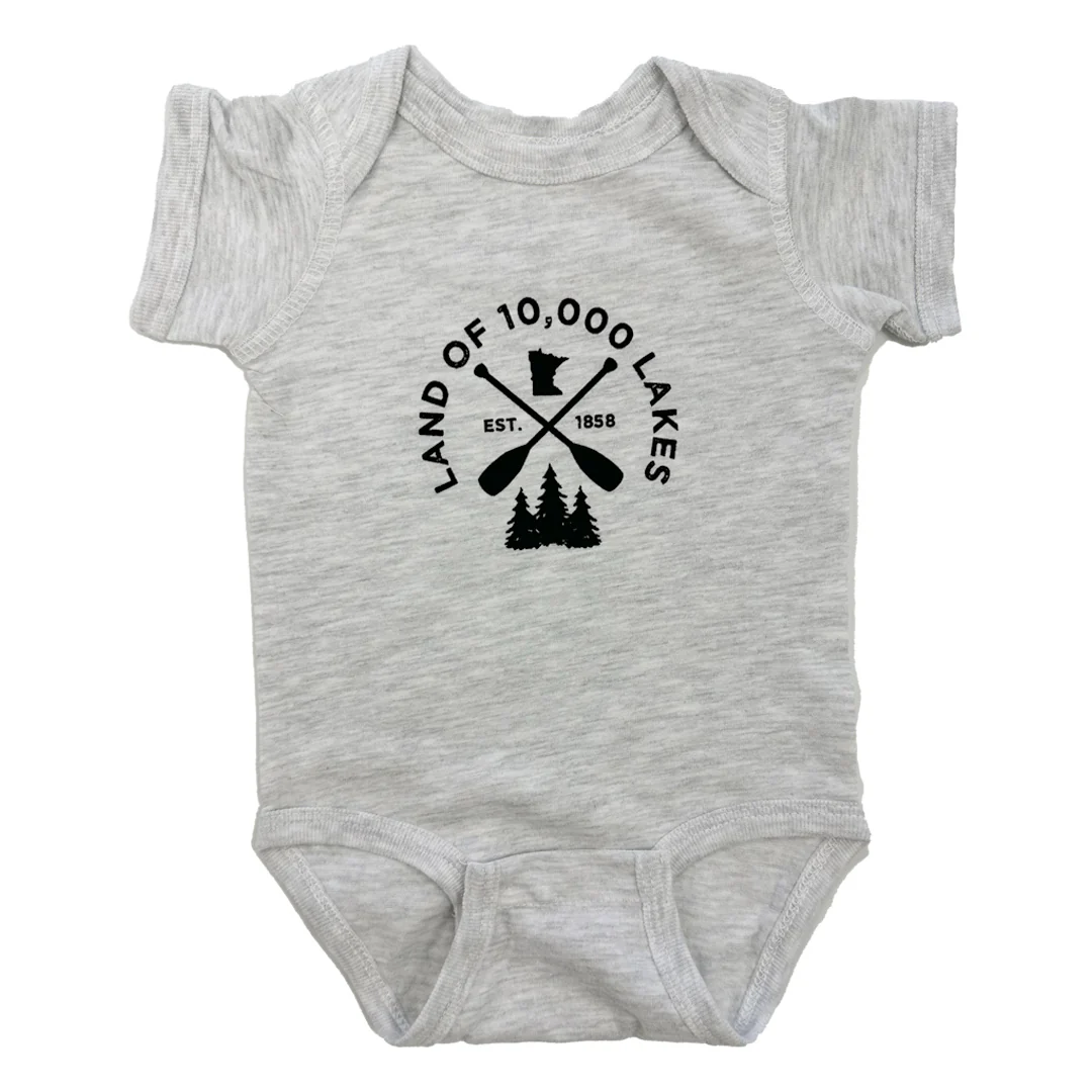 10K Lakes Onesie (Ash)
