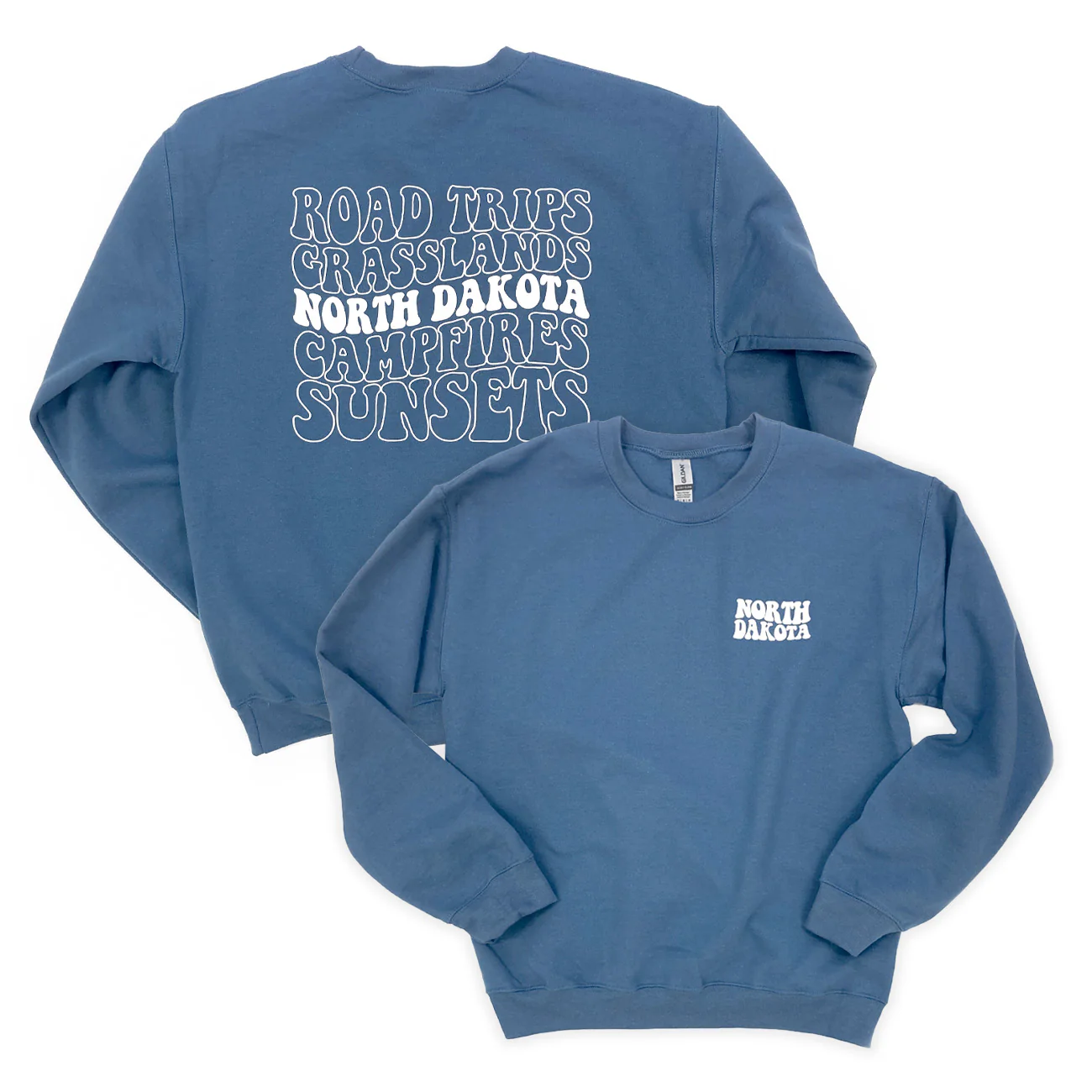 North Dakota Campfire Crewneck - Unisex
