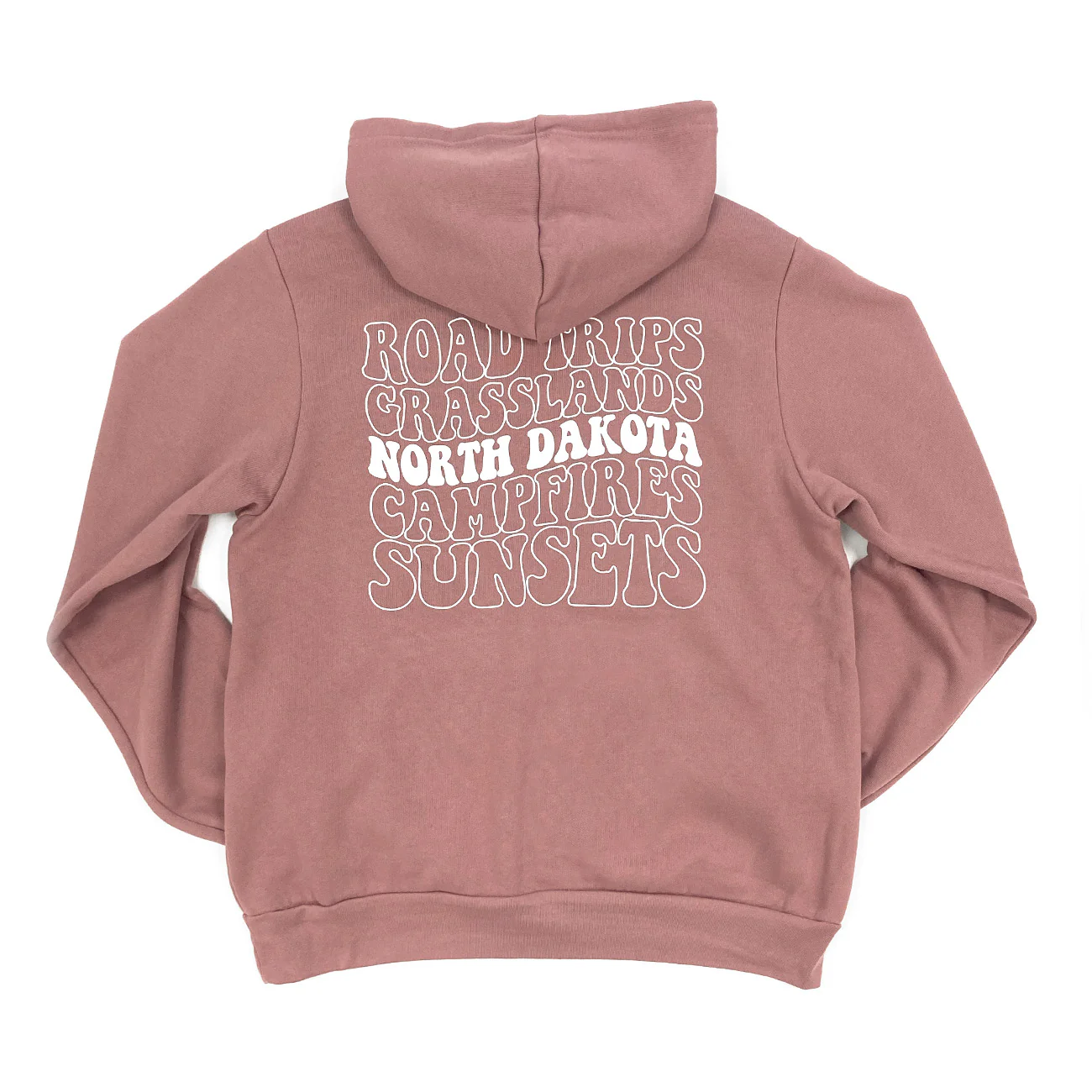 North Dakota Campfire Premium Hoodie - Unisex - Image 2