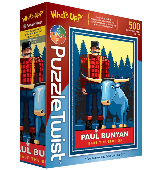 Paul Bunyan and Babe the Blue Ox Puzzle - Image 3