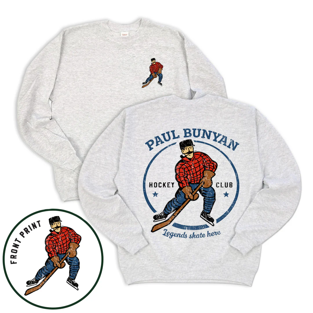 Paul Bunyan Hockey Club Crewneck