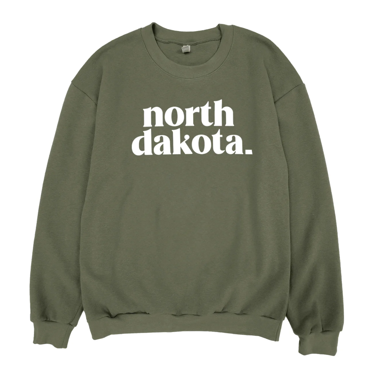 Stacked North Dakota Premium Crewneck - Unisex
