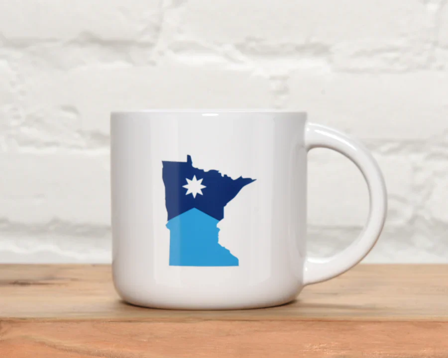 State Flag Mug - White/Blue