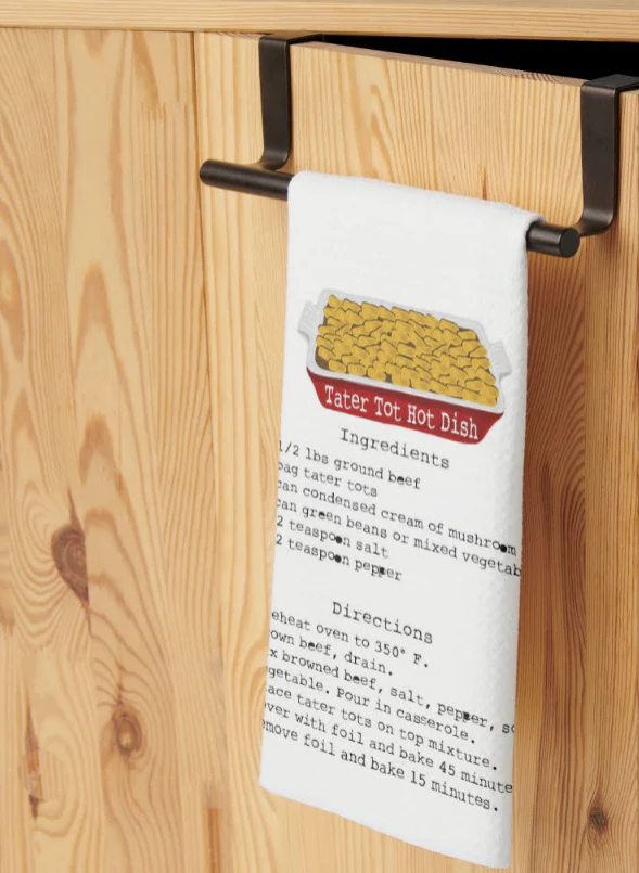 Tater Tot Hot Dish Tea Towel - Image 2