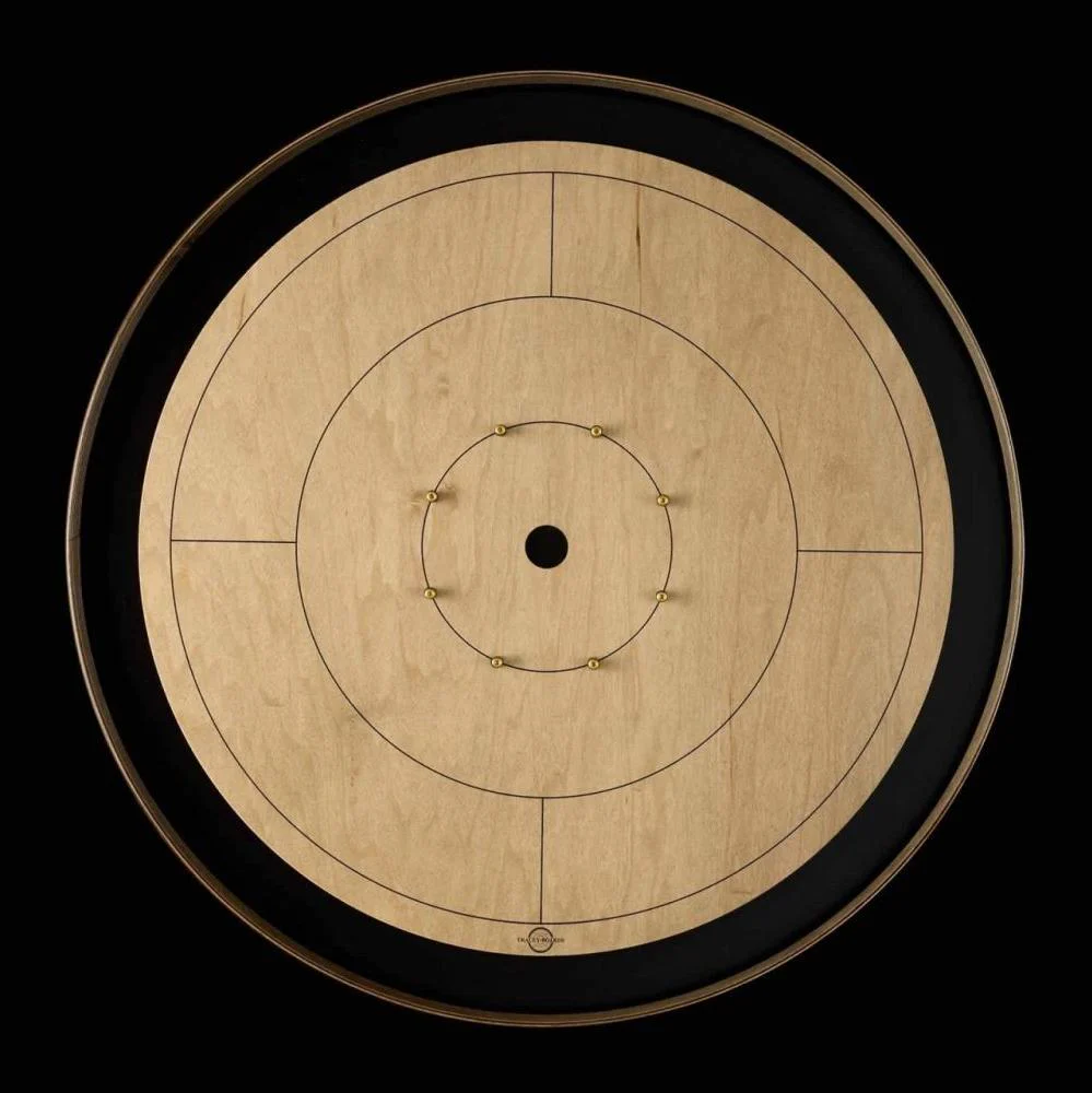 Tracey Tour Crokinole Board - Black - Bundle Set - Image 4