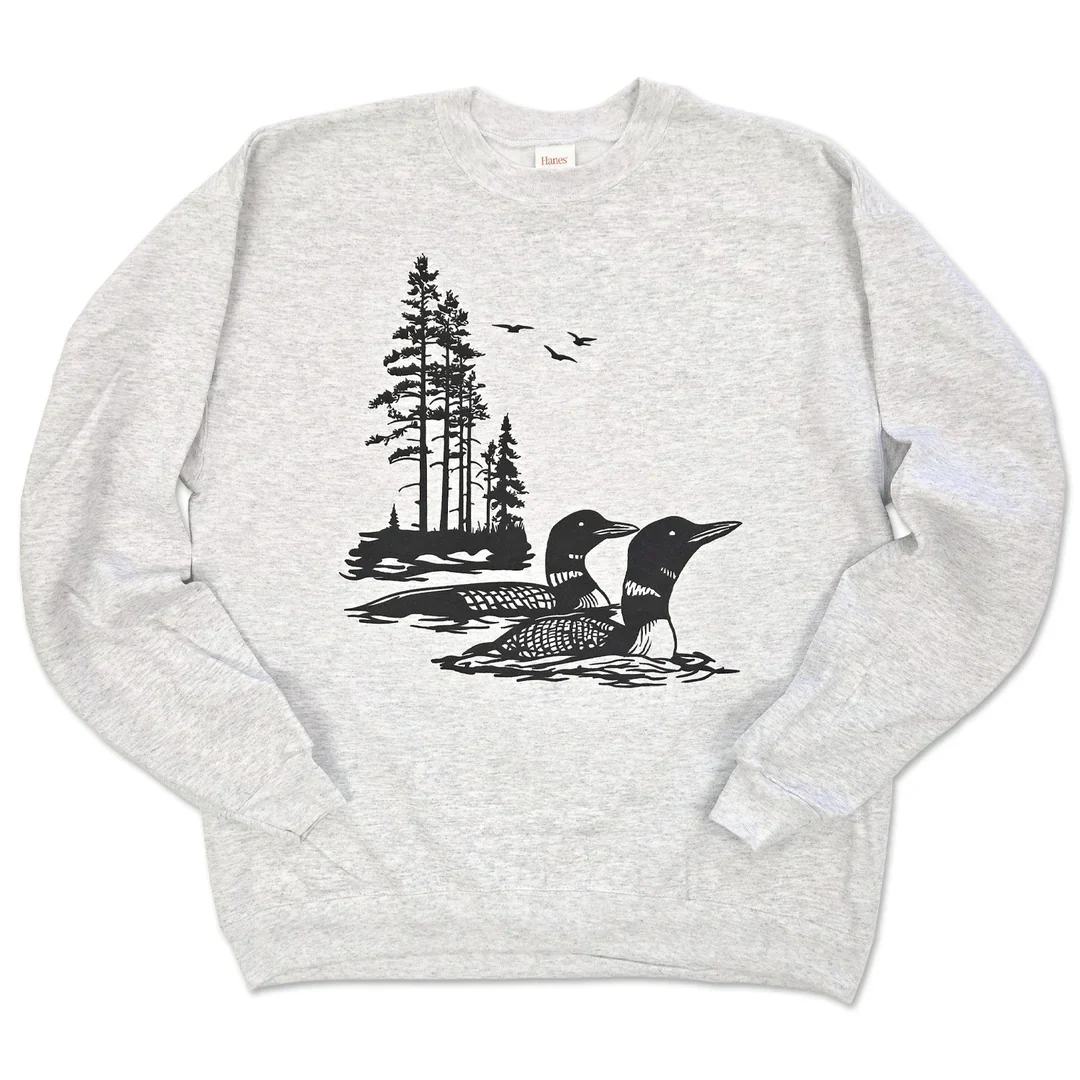 Vintage Loons Crewneck - (No State Text)