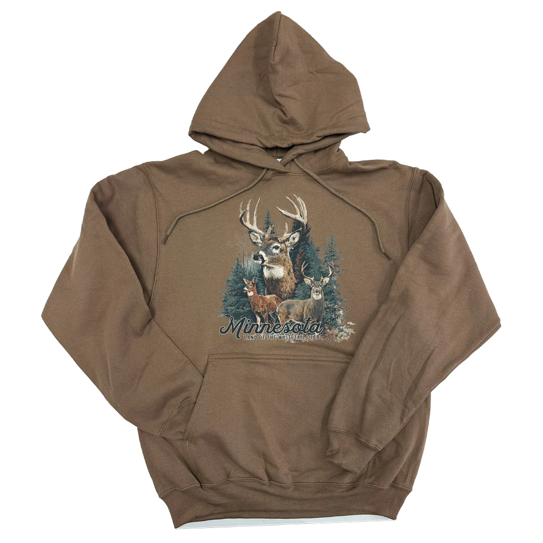 Whitetail Deer Hoodie (Woodland Brown)