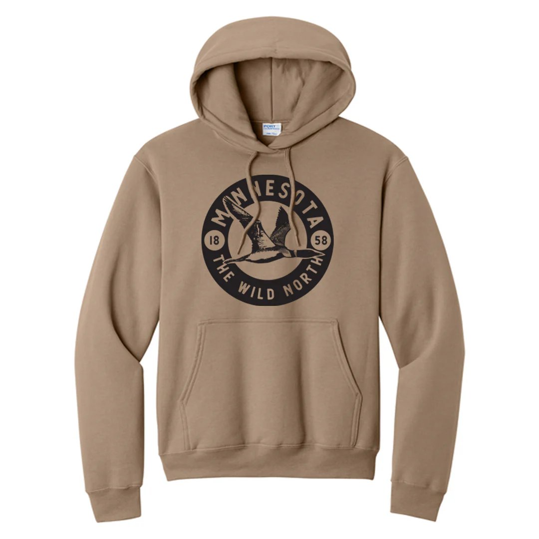 Wild North Loon Hoodie (Sand)