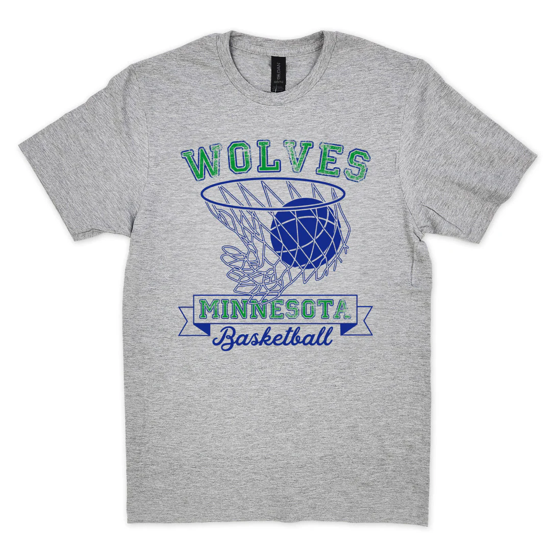 Wolves Hoop Tee (Sport Gray)
